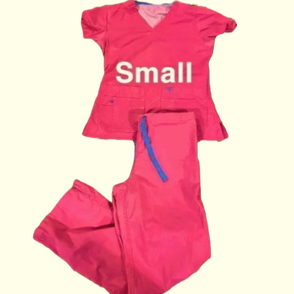 Med couture Pink Scrub Set